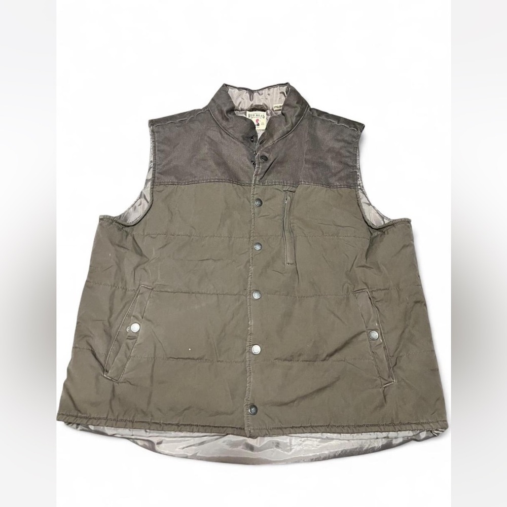 Red Head Men's Dark Olive Quilted Ranch Vest